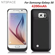 Чехол для зарядки NTSPACE для samsung Galaxy S6 edge, 4200 мА/ч, чехол для внешнего зарядного устройства для samsung S6, чехол для резервного питания