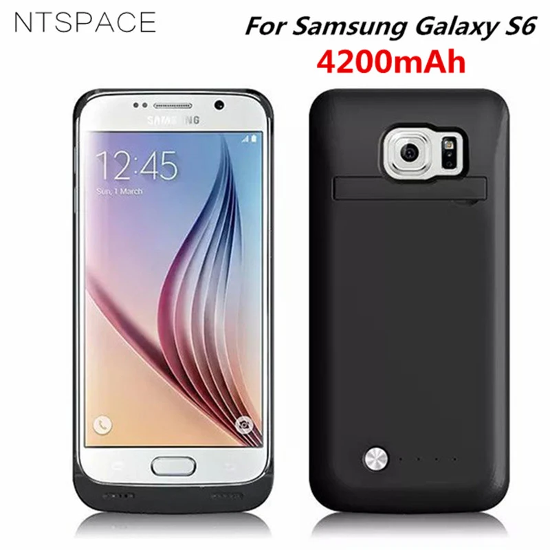 Чехол NTSPACE для Samsung Galaxy S6 edge чехол зарядки 4200 мАч внешнего зарядного устройства