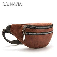 Daunavia фирменные модные поясные сумки для Для женщин поясная сумка, сумки для мобильных телефонов, мешок застежки-молнии пакеты нагрудный ремень сумки сумка кошелек