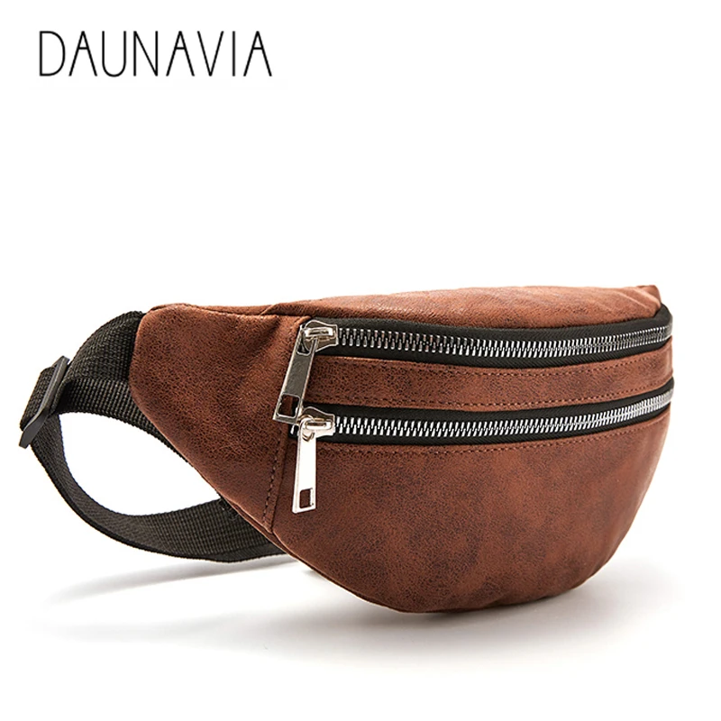 Поясная Сумка DAUNAVIA для женщин модный брендовый кошелек на молнии нагрудная