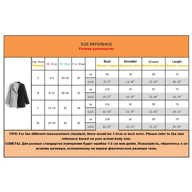 Women Autumn Patchwork Black Gray Blazers Female Contrast Color Irregular Jackets Coat Long Sleeve Office Lady Clothes manteau