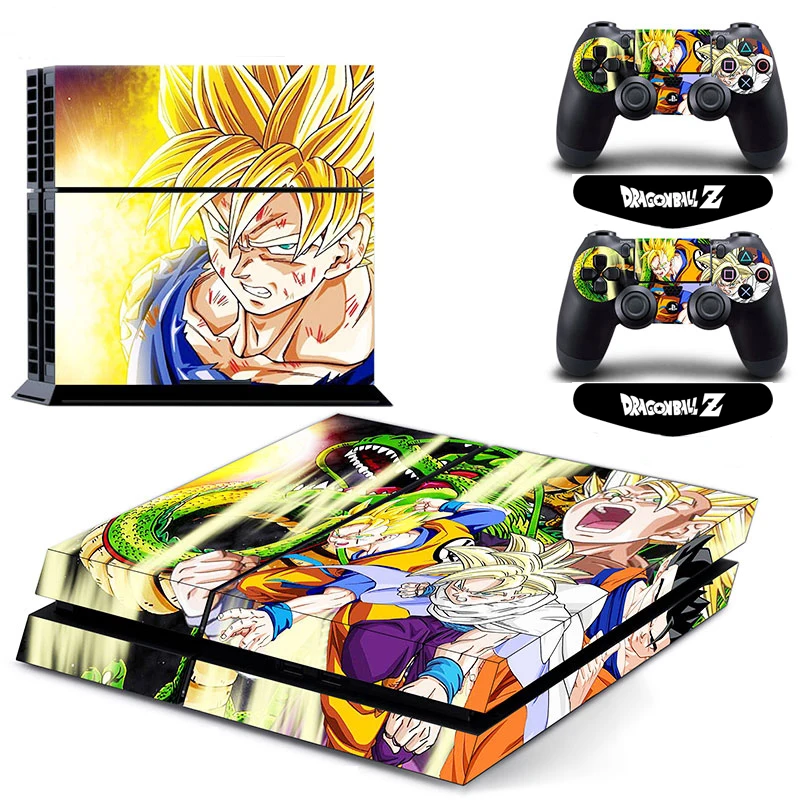 Виниловый чехол ARRKEO Dragon Ball Z Son Goku & Gohan наклейка для PS4 Sony PlayStation 4 консоль и 2