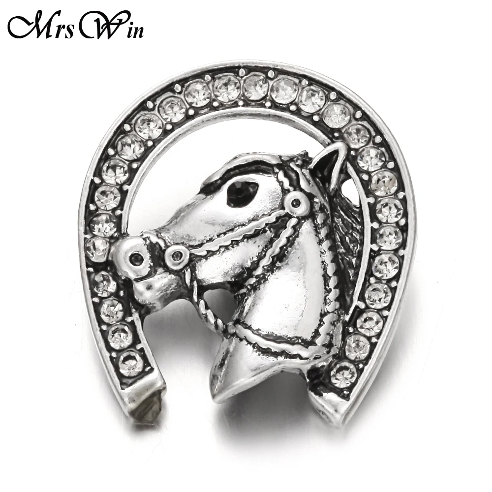 5pcs/lot New Gold Snap Button Jewelry Big Rhinestone Horse Metal Snap Button for 18MM Snap Bracelet Bangles Snaps Jewelry 5pcs/lot New Gold Snap Button Jewelry Big Rhinestone Horse Metal Snap Button for 18MM Snap Bracelet Bangles Snaps Jewelry