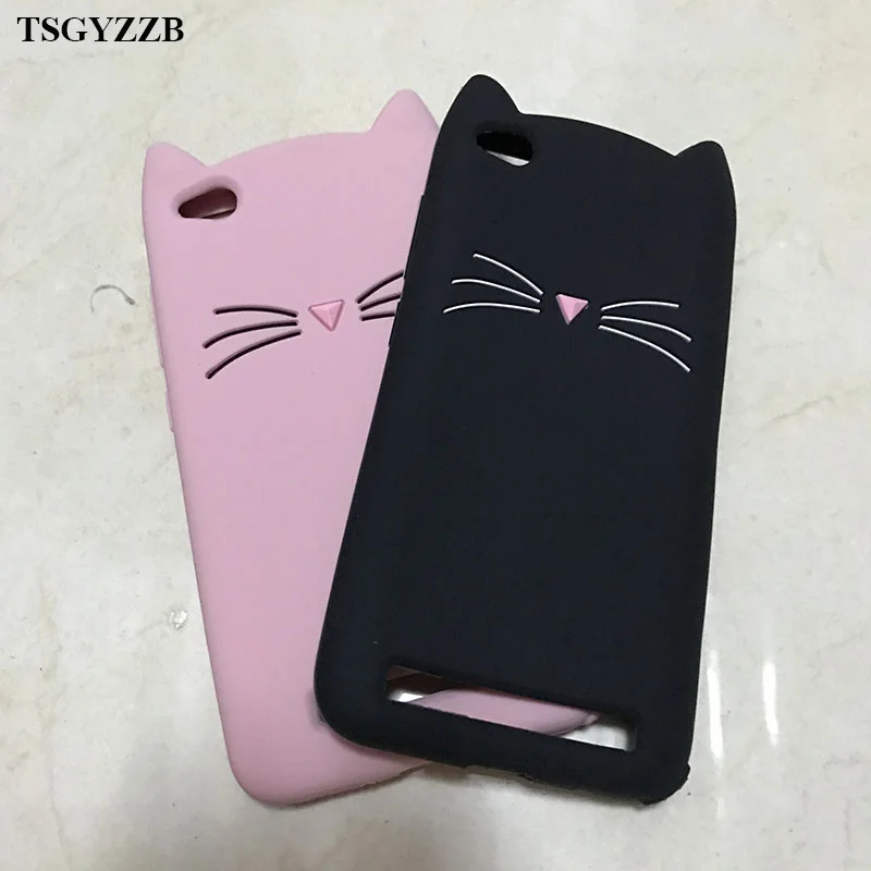 

Innovation For Huawei P8 / P9 Lite 2017 Case Cute Cat 3D Soft Silicone Mobile Phone Cover For Huawei P8lite P9lite Honor 8 Lite