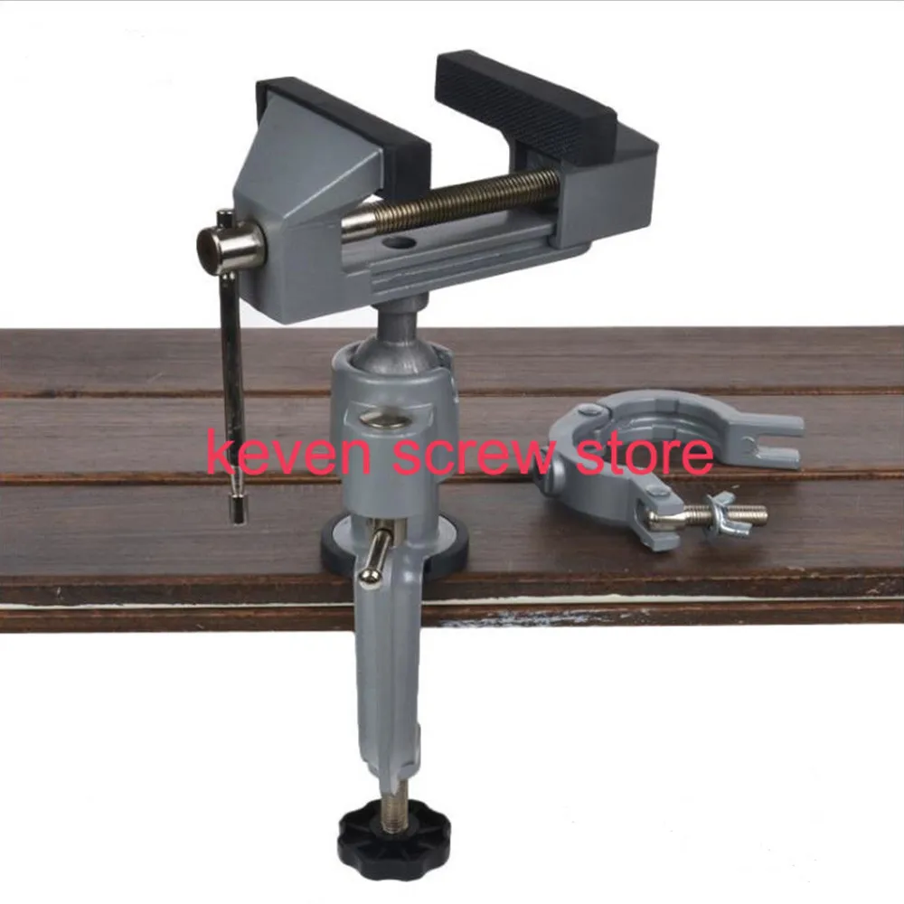 

1pcs Mini 8003-2 2 In 1 Multifunction Table Vise Bench Vice Aluminium alloy 360 Degree Rotating Universal Clamp Units Vise