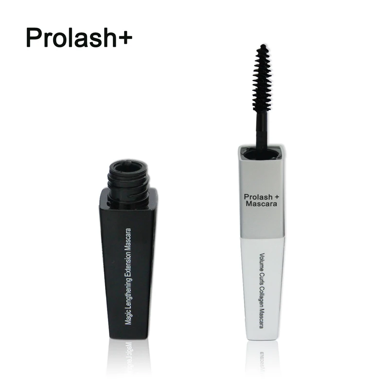 Beli Prolash + Terbaik Volume Fiber Mascara Lash Ekstensi Curl Makeup Mata Ganda Kepala Mascara Memanjang Hitam Rimel Tahan Air Bio epm