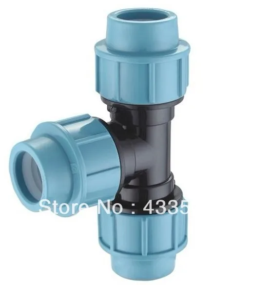 

Quality PP compression Fittings EqualTee connector for warm and cold water pipeline Application