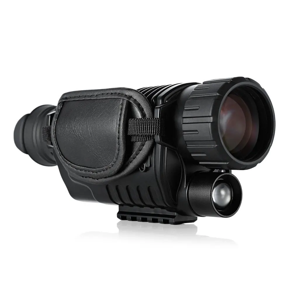 Охотничий телескоп ночного видения 5x40 инфракрасный военный тактический Монокуляр мощный HD цифровое видение перезаряжаемый телескоп