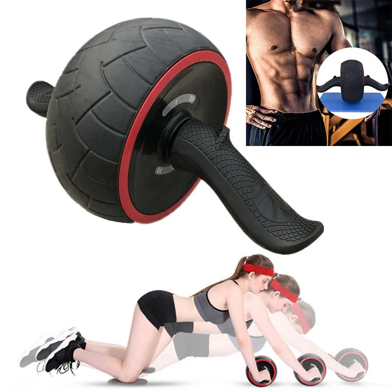 Body Building AB Roller Wheel Fitness Gym Equipment Exercise Abs