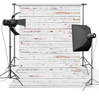 

MEHOFOTO Photography Backdrops White Wooden Floor Photo Background for Photo Studio Pictures Photobooth Forest Trees Wood