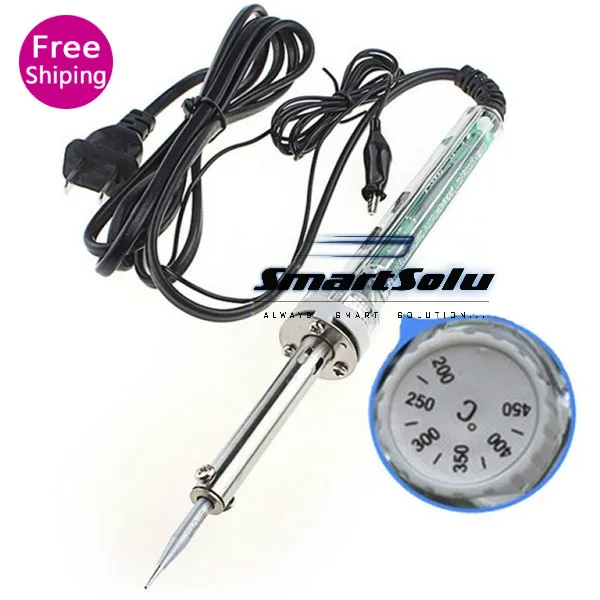 

Free shipping 2016 High Quality Newest 220V Heat Gun Welding Adjustable Electric Temperature Soldering Iron Tool 60W