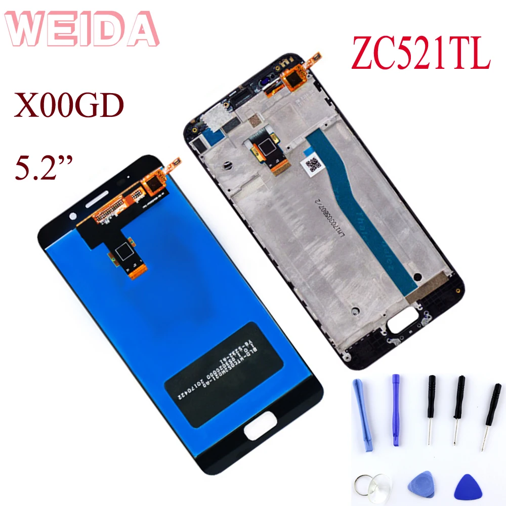 ЖК дисплей WEIDA для ASUS Pegasus Zenfone 3S Max ZC521TL X00GD с сенсорным экраном и дигитайзером в