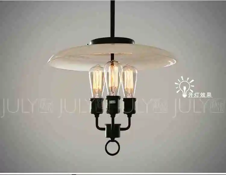 

Retro style LOFT industrial creative personality pole type Miller pendant lamp bar and shop window warehouse lighting
