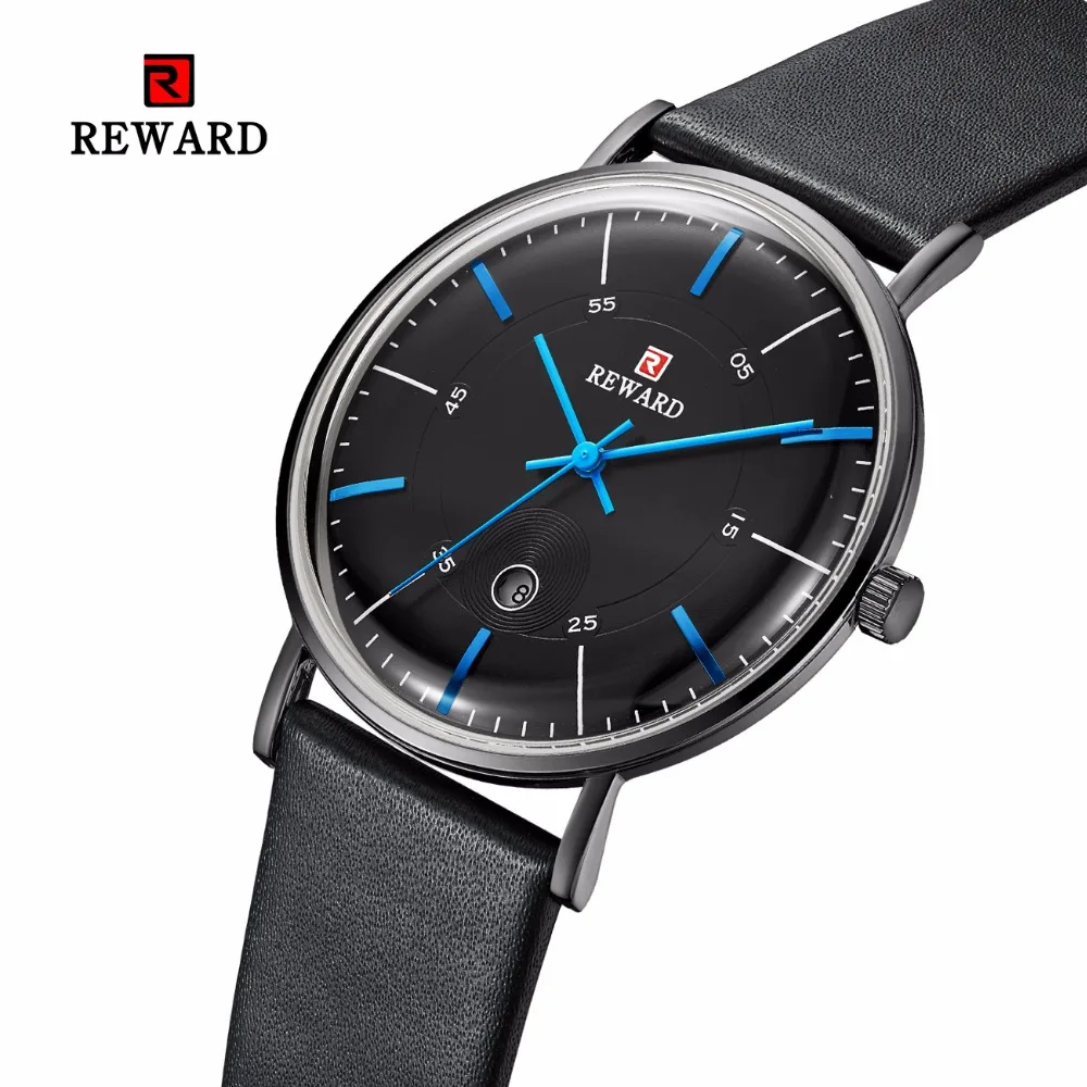 

Reloj Hombre REWARD Mens Watches Top Brand Luxury Ultra-thin Watch Men Sport Watch Waterproof Relogio Masculino Auto Date Clock