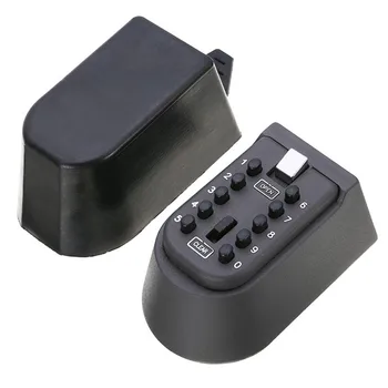 

1PC Alloy Black Security key Locker Outdoor Combination Hide Key Safe Password Box Storage Wall Mounted 763709
