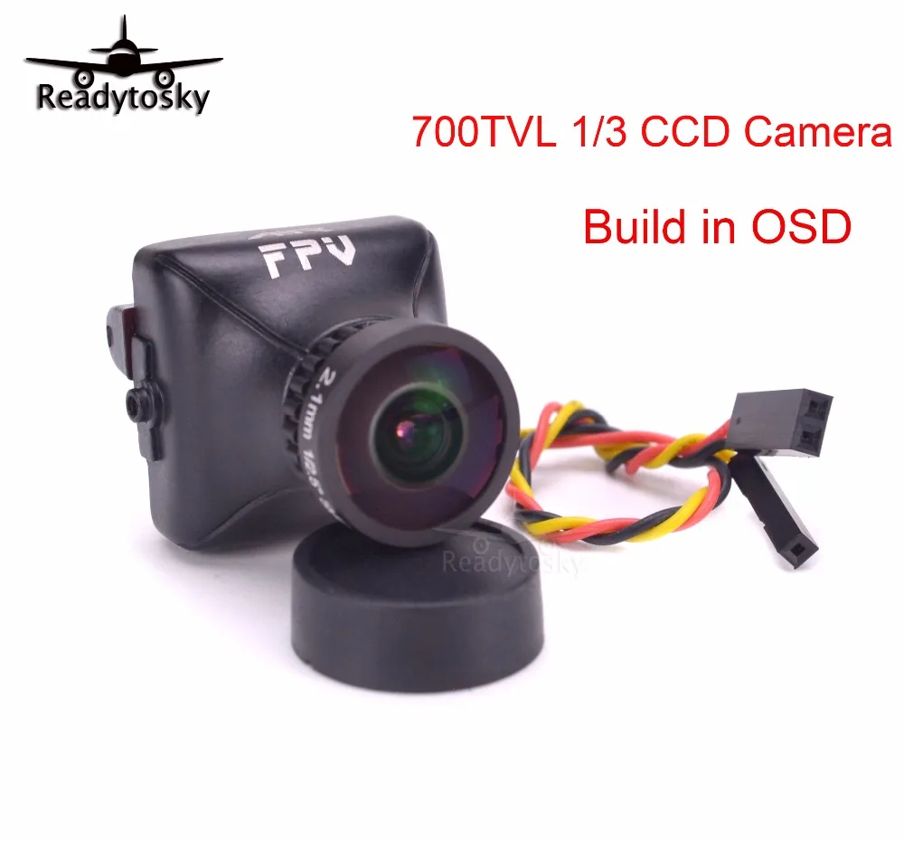 Новейшая камера FPV 1/3 CCD 700TVL 2 5 мм/2 1 мм FOV 135 / 150 градусов со встроенным OSD PAL для мини