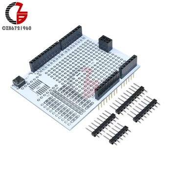 

Prototype Development Board Expansion Shield PCB Bread Board Breadboard Protoshield Module for Arduino UNO R3 One Diy Kit 2.54mm