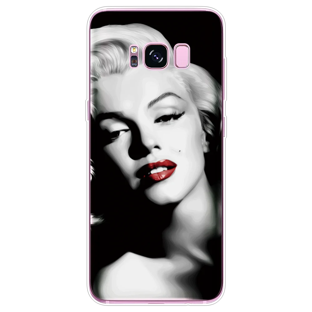 Чехол для телефона Samsung Galaxy J4 J6 Plus J8 2018 J1 mini J2 Pro J3 J5 J7 Duo Max 2015 2016 2017 Prime Marilyn Monroe с