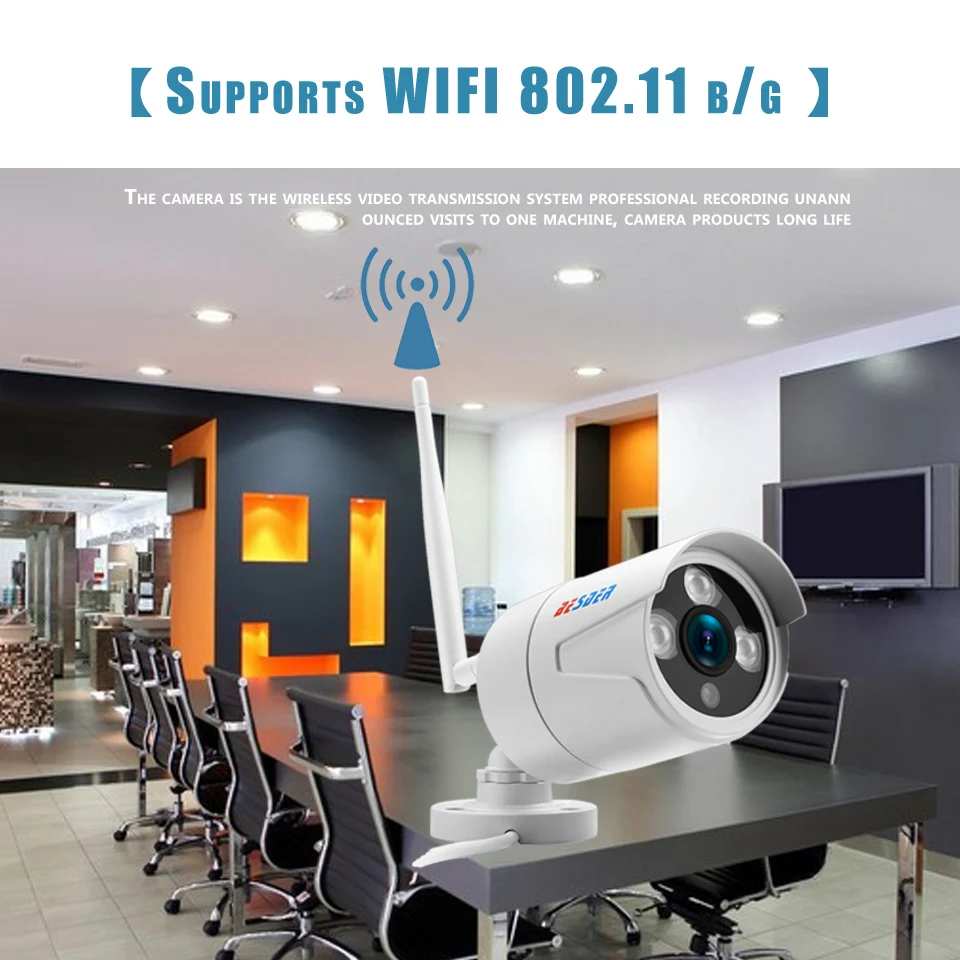 Besder Yoosee Wifi ONVIF 720P 960P 1080P IP камера беспроводная Проводная P2P CCTV наружная цилиндрическая камера со слотом для SD карты Макс 64G