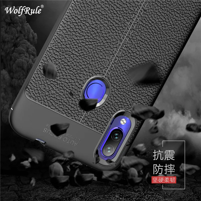 Чехол для Xiaomi Redmi Note 7 Pro противоударный роскошный кожаный мягкий чехол из ТПУ Funda |