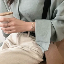 Флэш-камень кристалл любовь браслет женский лесная линия темперамент личности женский студенческий дизайн концентрический тренд ручной orname