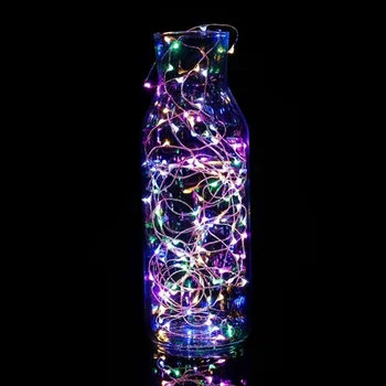 

2M String Light 20 LEDs Battery Operated with Christmas Holiday Wedding Party Decoration LED Copper Wire String Fairy Light