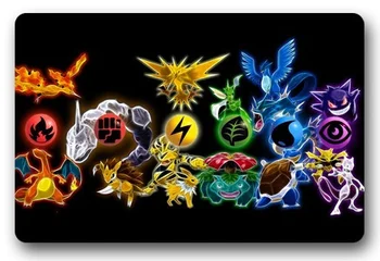 

Free Ship2015 New Design Custom Pokemon Doormats Bedroom Coussin Classic Comic Carpets Bathroom Cartoon Rugs #DM-282