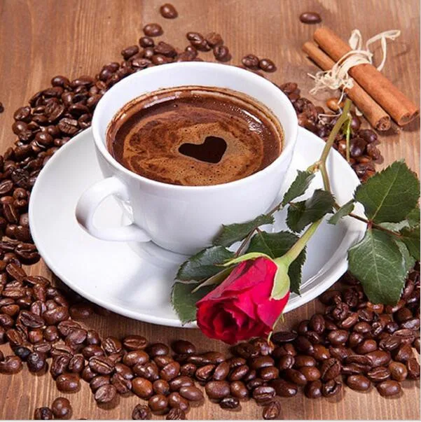 

5d diy diamond painting fruit still life home decorative diamond embroidery painting drill strass mosaic gift coffee The rose