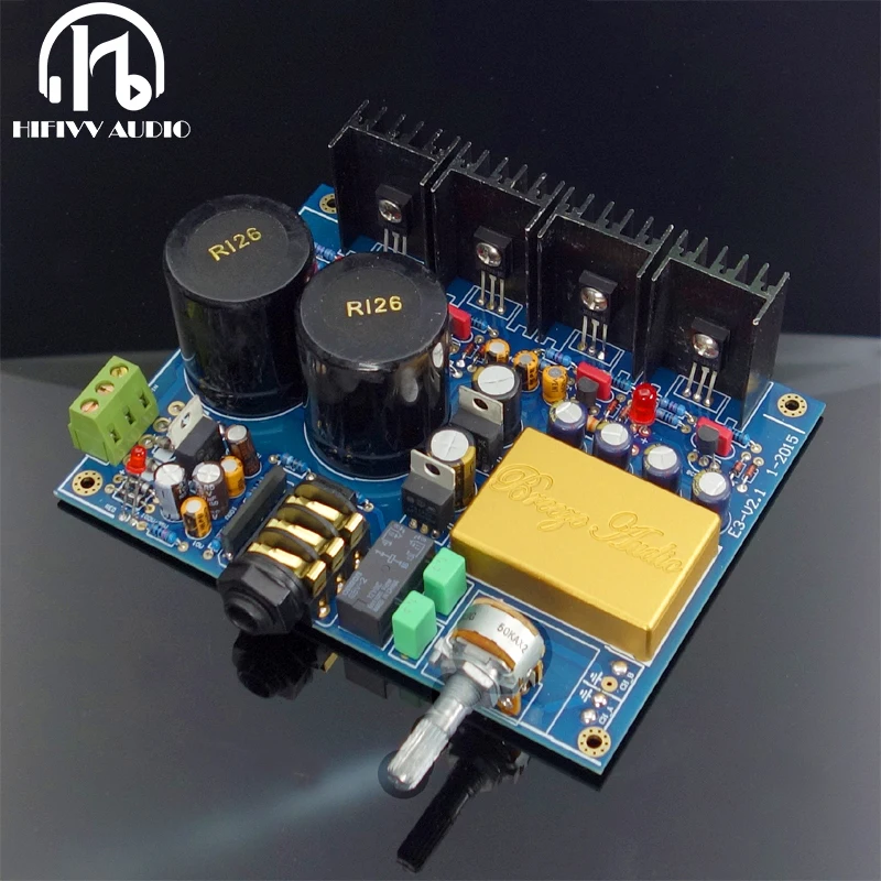 

A1 Headphone Amplifier DIY Kit Chassis Amplifier Module Based on Beyerdynamic BD139 BD140 Free shipping