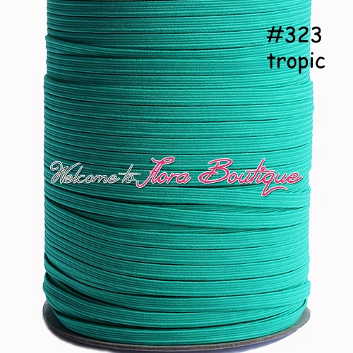 (323 tropic) одноцветная облегающая эластичная детская лента для волос кружевная