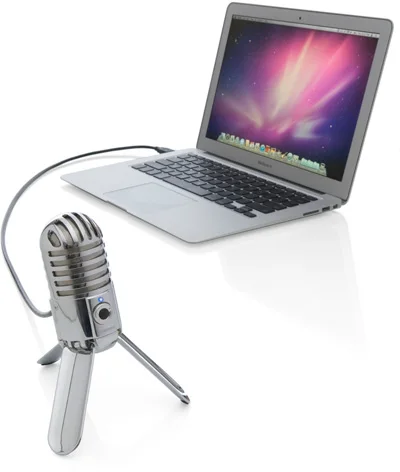 Meteor Mic with MacBook Air