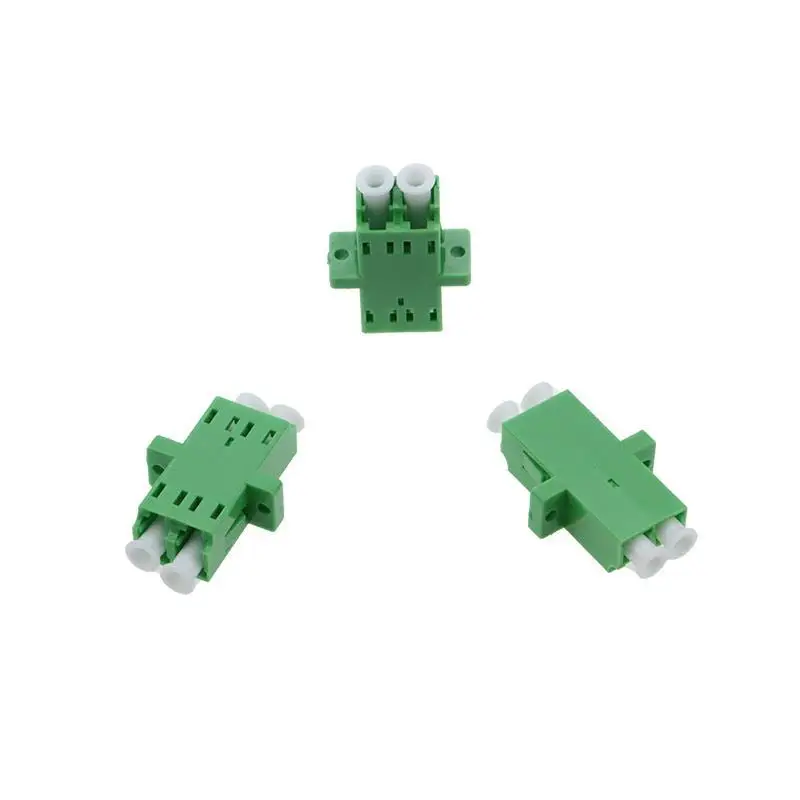 LC 광 어댑터용 LC 더스트 캡 SM MM APC UPC 흰색 광섬유 FTTH 커넥터 커플러 공장 공급 ELINK 2000개