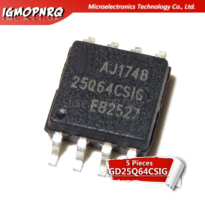 5PCS GD25Q64CSIG SOP GD25Q64CSSIG SOP8 GD25Q64 SOP 8 25Q64CSSIG 25Q64 ...