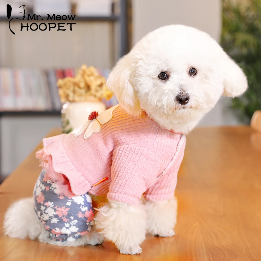 

Hoopet Pet Dog Clothes Cat Clothes Puppy Chihuahua Coat Jacket Dress Warm Clothes for Dogs