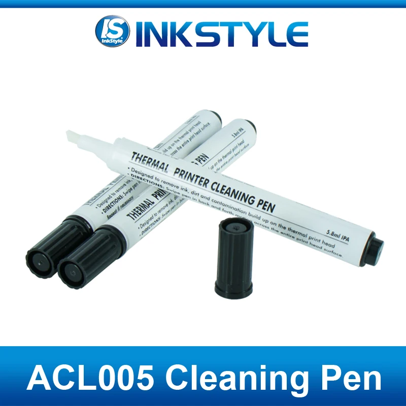 us 15 8 3x acl005 printhead cleaning pen compatible for evolis primacy zenius elypos badgy100 badgy200 id card printer in printer ribbons from 3 x 5 card printer