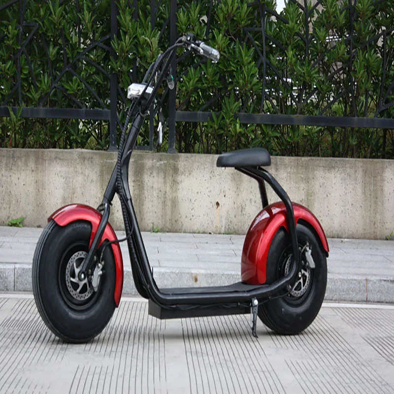 1500 Вт 60V12Ah литиевая батарея электрический скутер Citycoco с 9 дюймовыми
