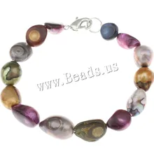 Пресноводным культивированным жемчугом Браслет дизайнеры для женщин пресноводный жемчуг Keishi