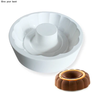 

Silicone Non-stick Round Paradise Molds Mold Cake Decorating Tools For Pans Baking Brownie Chiffon Sponge Cakes Pan