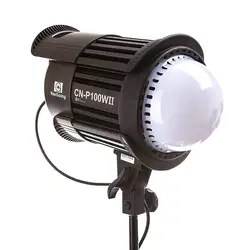 NanGuang CN-P100WII светодиодный студийный светильник Fresnel с регулируемой яркостью с фиксированной цветовой температурой для фотосъемки фильм