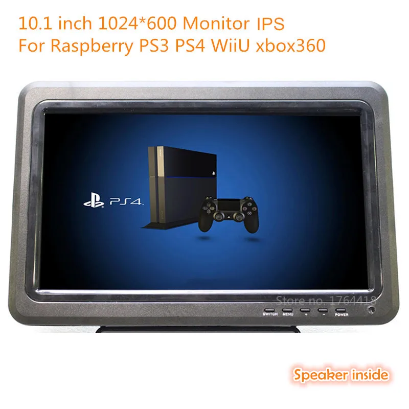 10.1 inch 1024*600 support 1080p portable IPS monitor HDMI+VGA+AV+USB+TV for Raspberry pi XBOX 360 PS game machine/monitor 10.1 inch 1024*600 support 1080p portable IPS monitor HDMI+VGA+AV+USB+TV for Raspberry pi XBOX 360 PS game machine/monitor