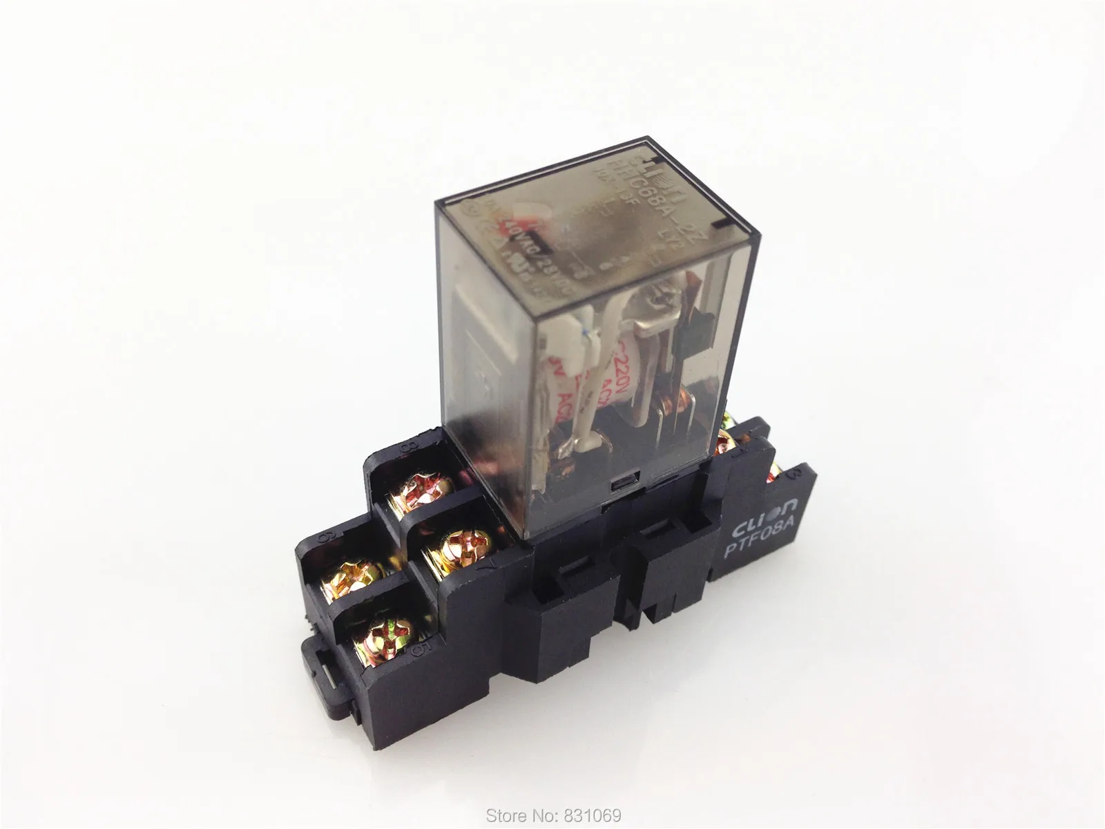 5 компл./лот HHC68A 2Z AC220V реле мощности катушки DPDT 8 Pins HH62P LY2 JQX 13F 10A 240VAC/28VDC с базой