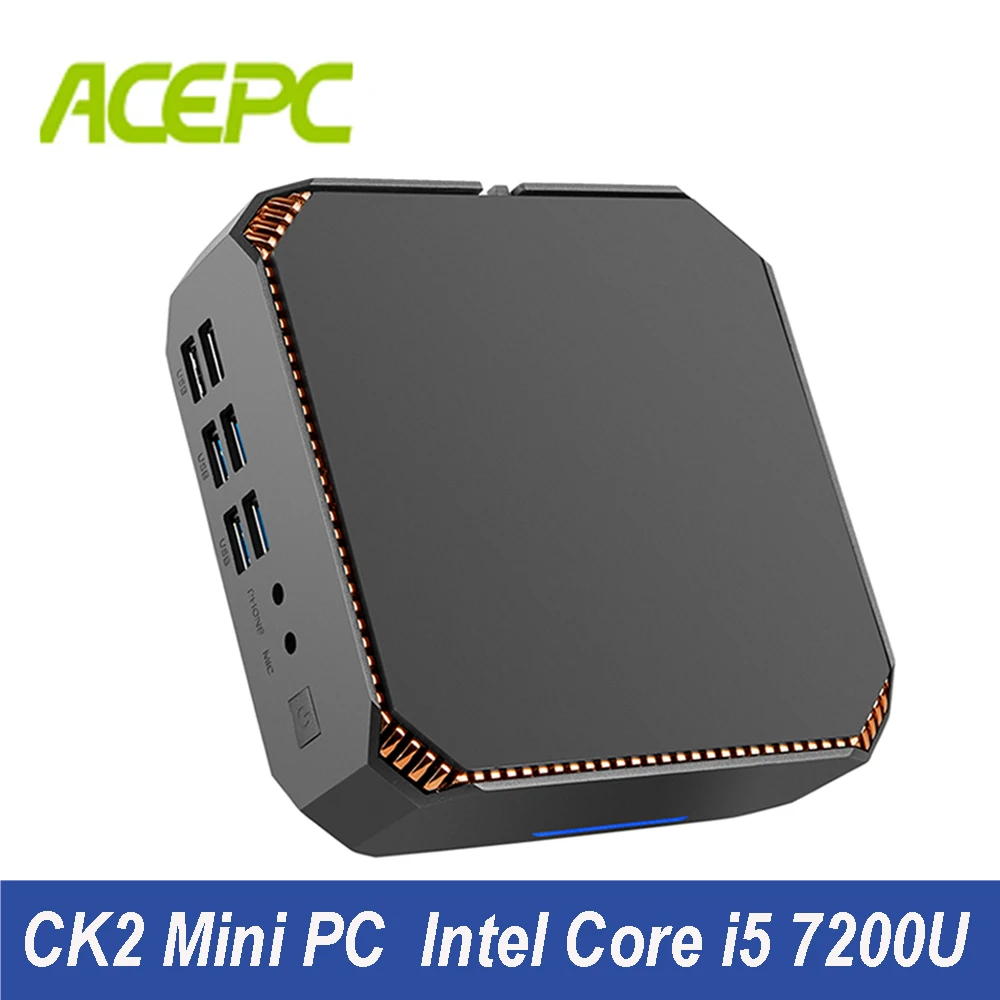 CK2 Intel Core i5 Mini PC DDR4 Ram Win10 PC de escritorio Kaby Lake Core i5 7200U 2 núcleos 4 K 4 hilos 2,5 GHZ Linux Windows PC de juegos CK2 Intel Core i5 Mini PC DDR4 Ram Win10 PC de escritorio Kaby Lake Core i5 7200U 2 núcleos 4 K 4 hilos 2,5 GHZ Linux Windows PC de juegos