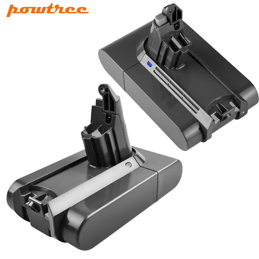 Meilleur Powtree 21.6V 3000mAh pour Dyson Batterie DC58 V6 Li ion Batterie Remplacement V6 DC61 DC62 DC72 DC58 DC59 Aspirateur 965874 02