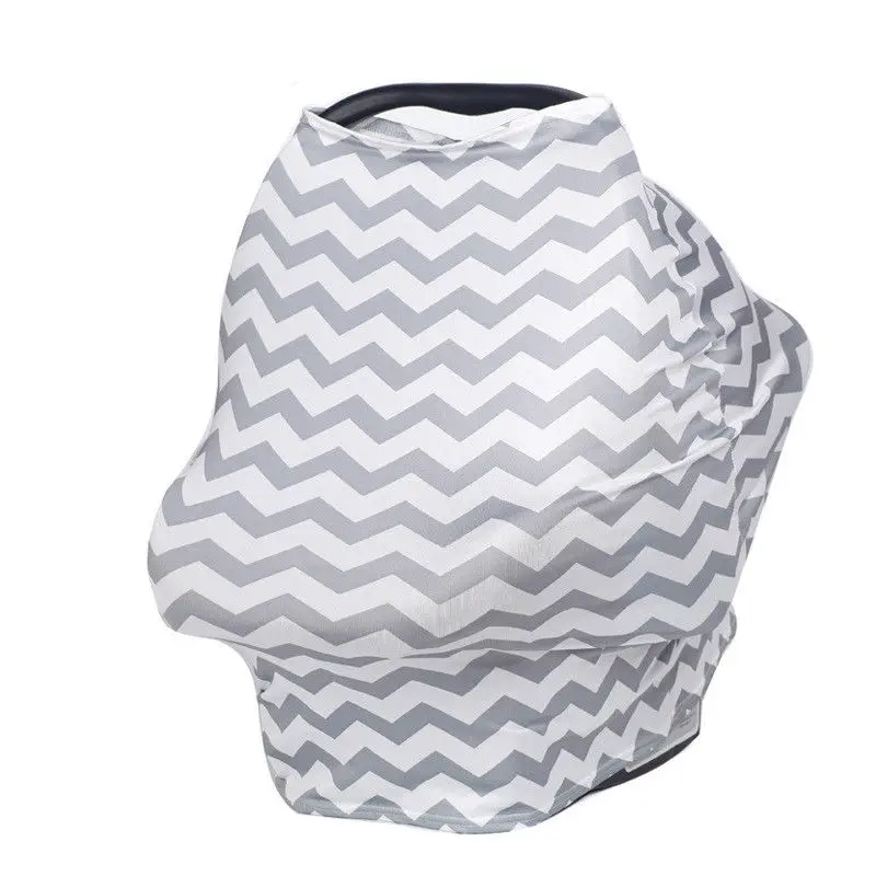 2in1 кормящих шарф Cover Up фартук для грудного ребенка автокресло полога мода SS - Цвет: Серый