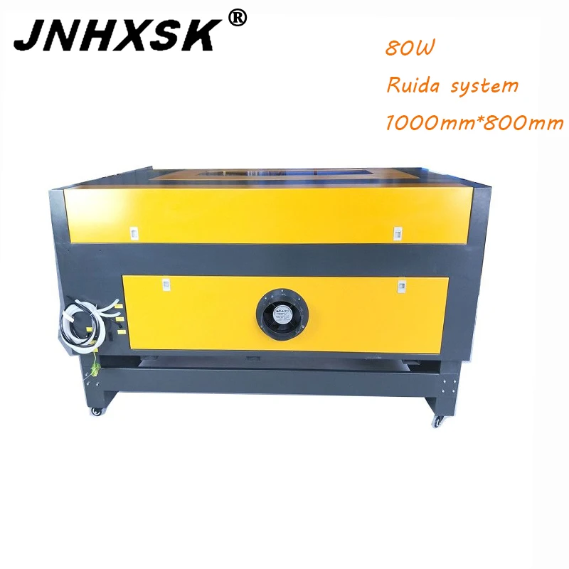 JNHXSK 80 Вт Reci 3d лазерный гравировальный станок для лазерной резки с ЧПУ ткань