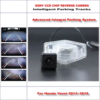 

Rear Camera For Honda Vezel 2013~2016 Intelligent Parking Tracks Backup Reverse / 580 TV Lines Dynamic Guidance Tragectory