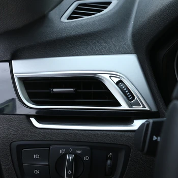 

4x Chrome Front Side Air Outlet Decorator Frame Cover Trim For BMW X1 F48 16-17