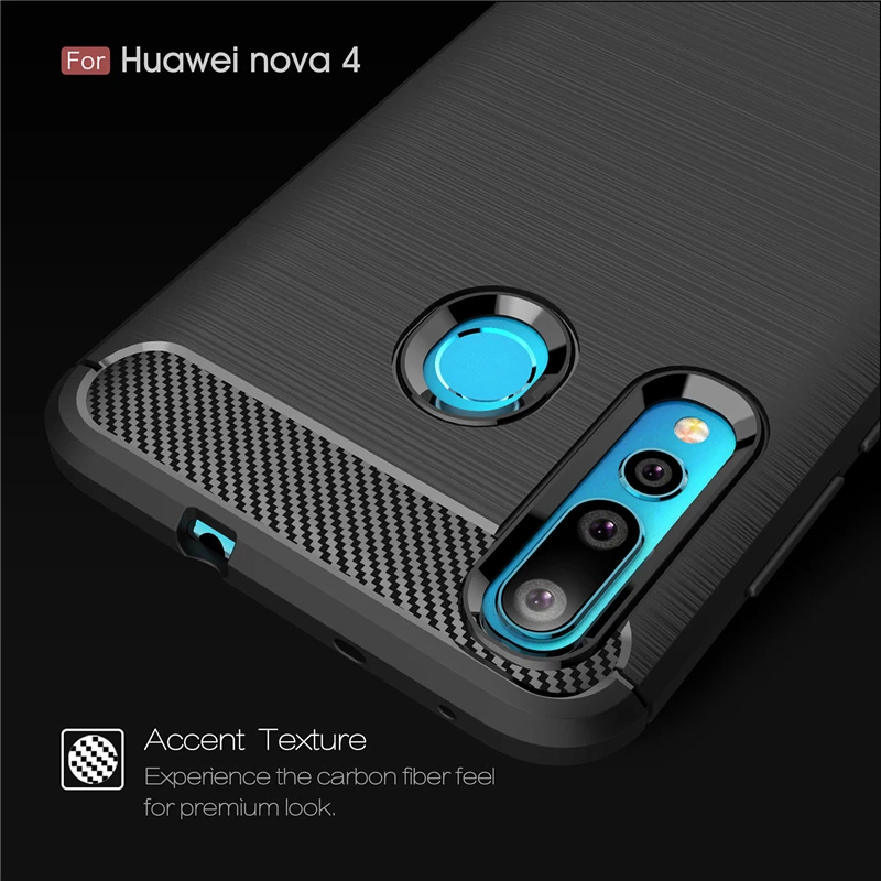 

sFor Huawei Nova 4 Case Soft Silicone Coque 6.4 inch Phone Case For Huawey Nova 4 Cover For Huawei Nova4 Coque Fundas