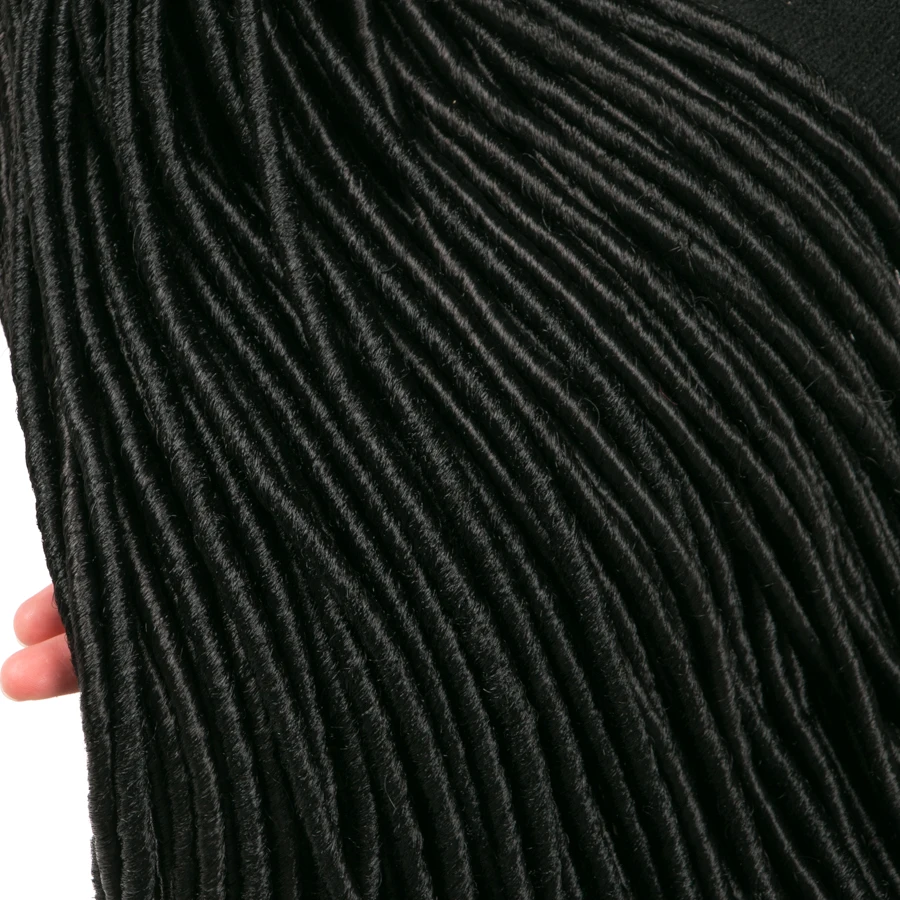 faux locs crochet hair braid 10 pack 18'' 12 strands/pack,VERVES synthetic hair extensions,black ,blond,brown color