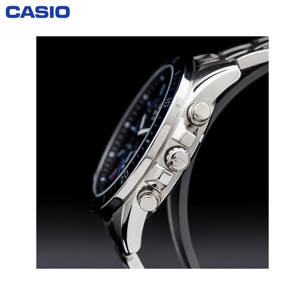 Наручные часы Casio EFR 552D 1A2 мужские с кварцевым хронографом на браслете|Спортивные